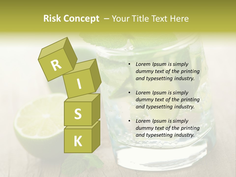 Green Soda Freshness PowerPoint Template