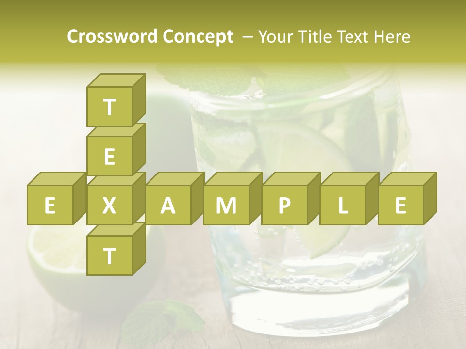 Green Soda Freshness PowerPoint Template