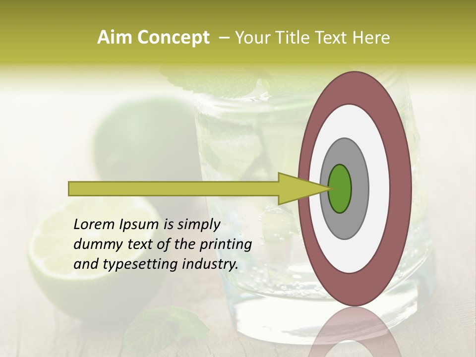 Green Soda Freshness PowerPoint Template