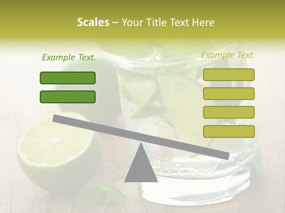 Green Soda Freshness PowerPoint Template