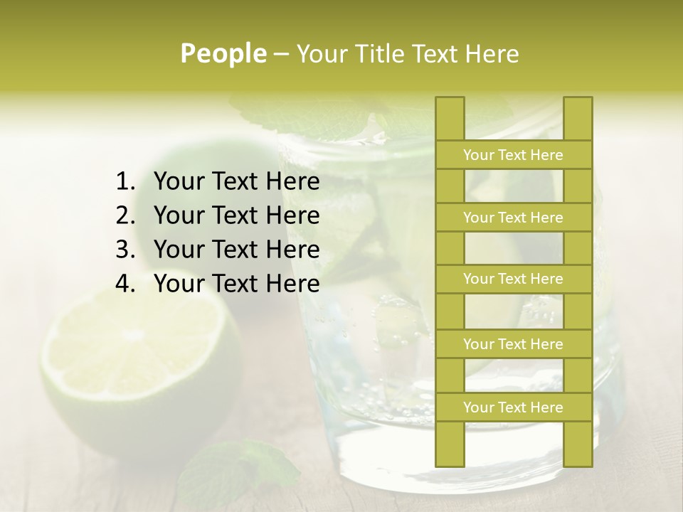 Green Soda Freshness PowerPoint Template