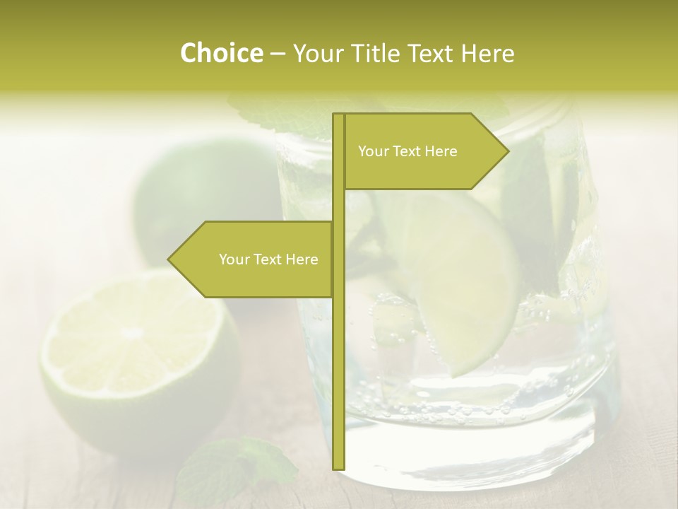 Green Soda Freshness PowerPoint Template