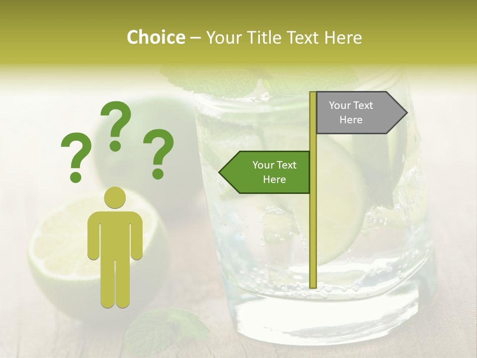 Green Soda Freshness PowerPoint Template