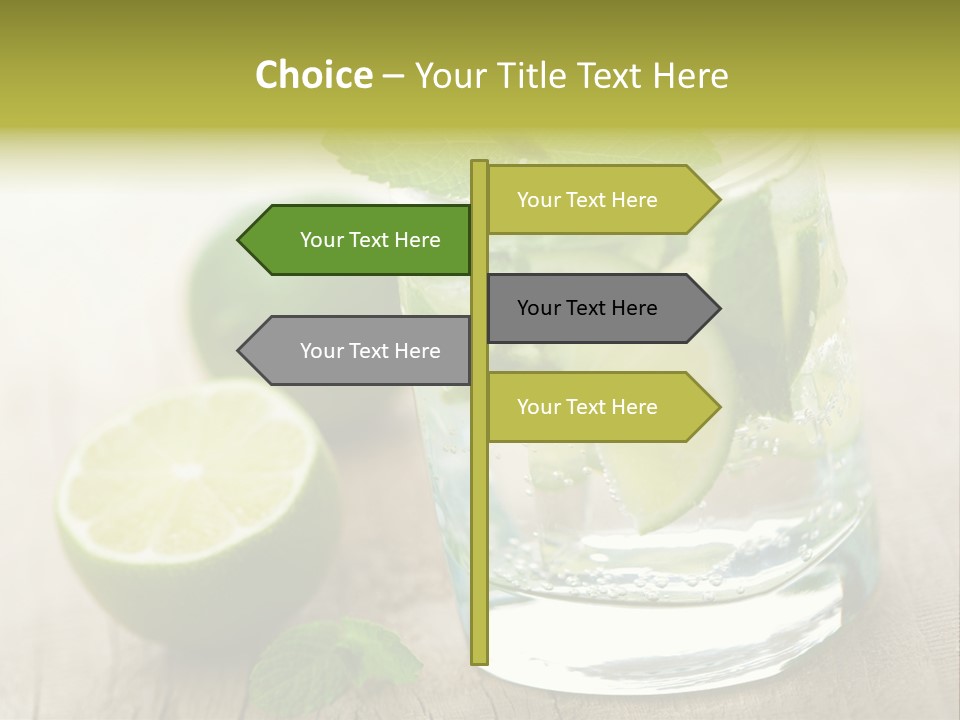 Green Soda Freshness PowerPoint Template