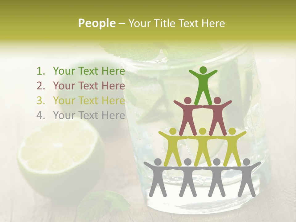 Green Soda Freshness PowerPoint Template