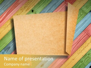 Happy Writing Board PowerPoint Template