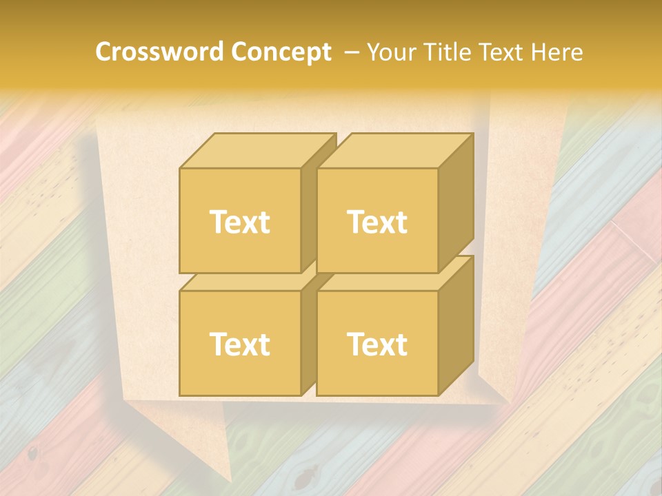 Happy Writing Board PowerPoint Template