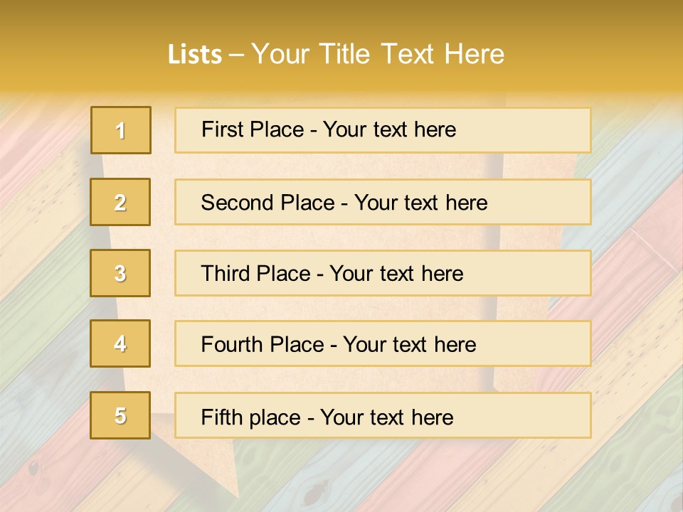 Happy Writing Board PowerPoint Template