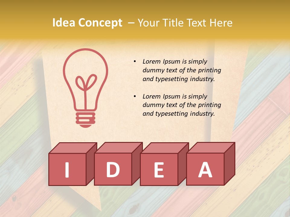 Happy Writing Board PowerPoint Template