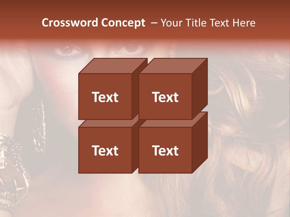 Shine Hair Attractive PowerPoint Template