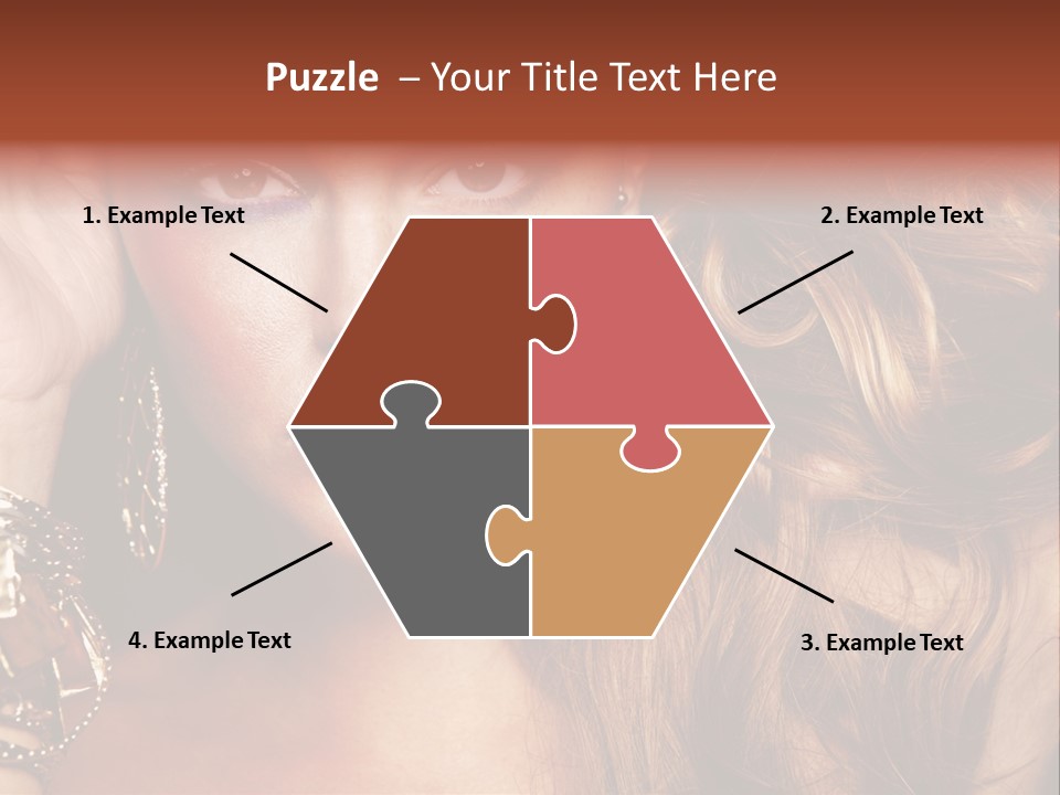 Shine Hair Attractive PowerPoint Template