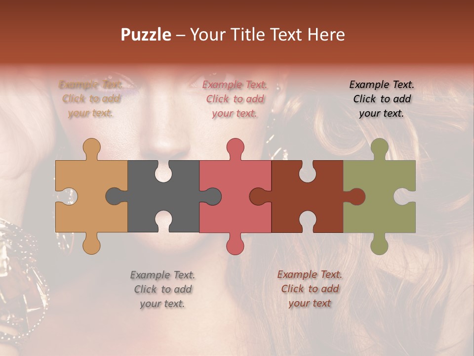 Shine Hair Attractive PowerPoint Template