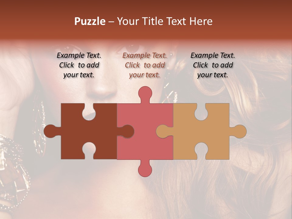 Shine Hair Attractive PowerPoint Template