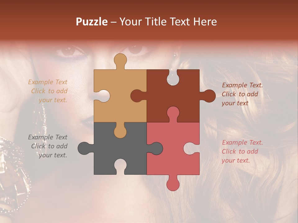 Shine Hair Attractive PowerPoint Template