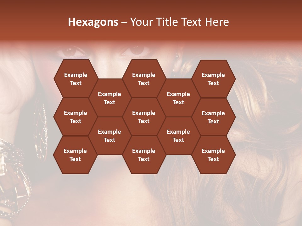 Shine Hair Attractive PowerPoint Template