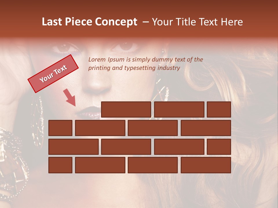 Shine Hair Attractive PowerPoint Template