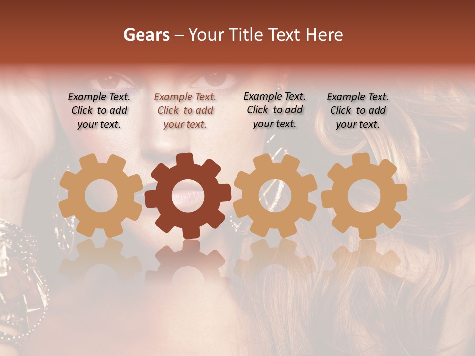 Shine Hair Attractive PowerPoint Template