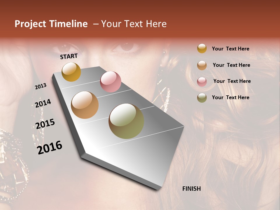 Shine Hair Attractive PowerPoint Template