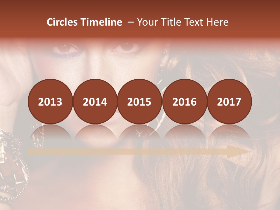 Shine Hair Attractive PowerPoint Template