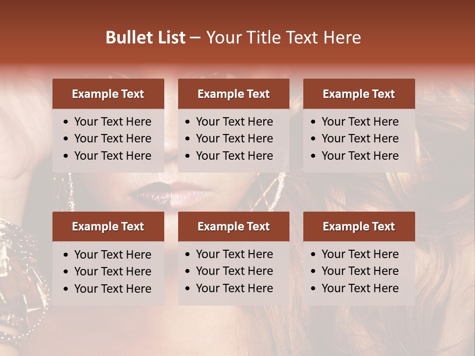 Shine Hair Attractive PowerPoint Template