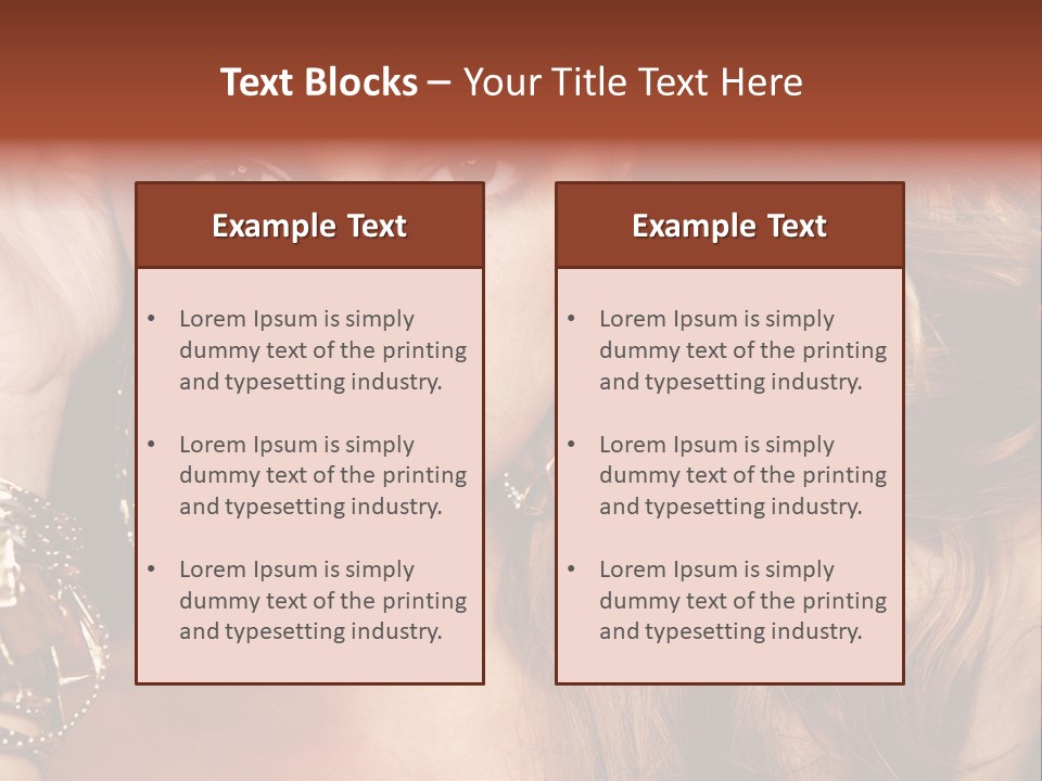 Shine Hair Attractive PowerPoint Template