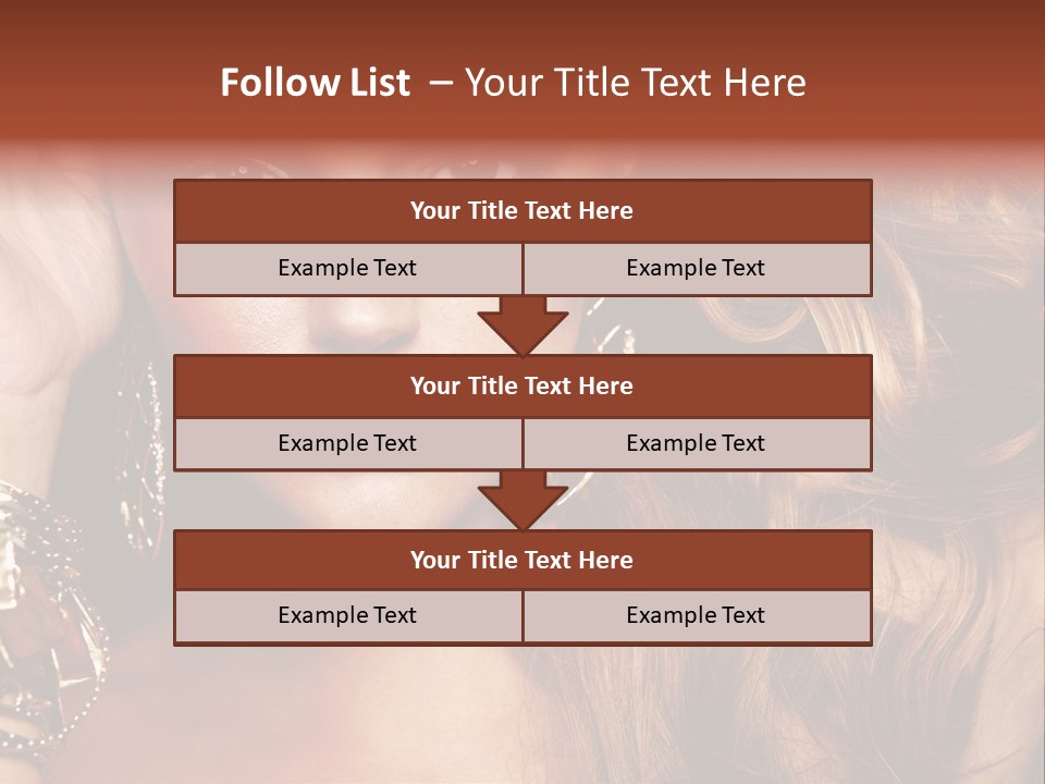 Shine Hair Attractive PowerPoint Template