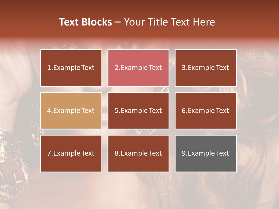 Shine Hair Attractive PowerPoint Template