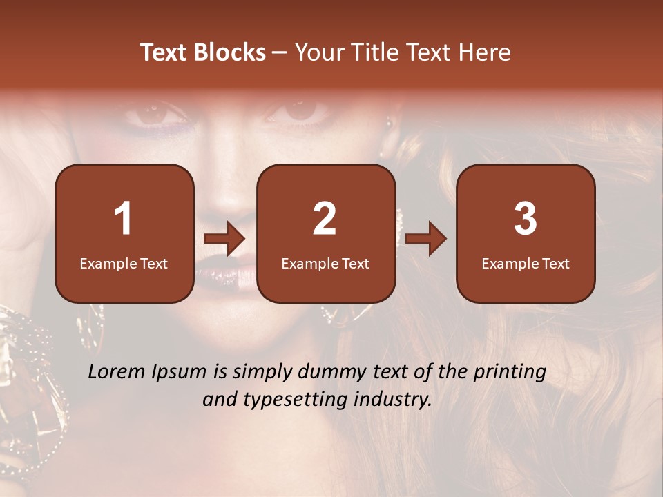 Shine Hair Attractive PowerPoint Template