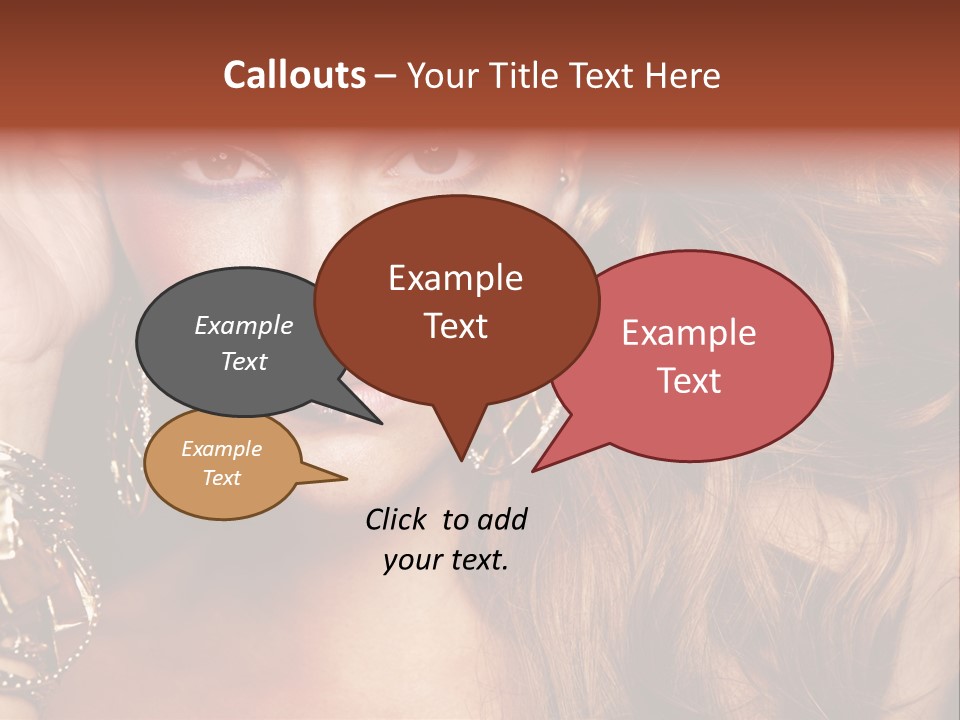 Shine Hair Attractive PowerPoint Template