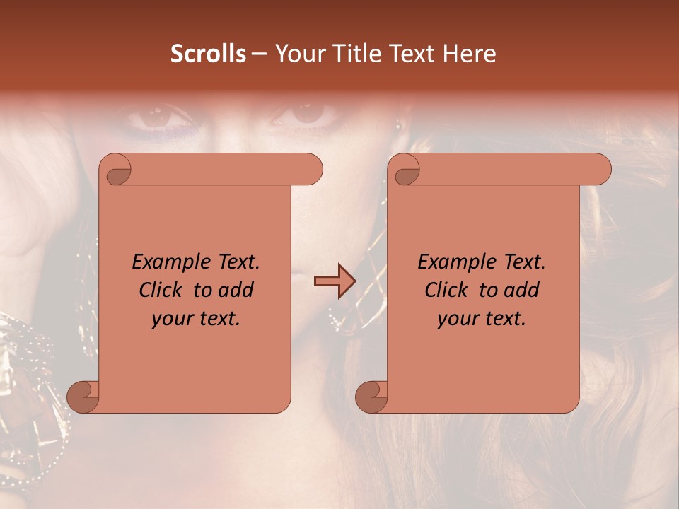 Shine Hair Attractive PowerPoint Template
