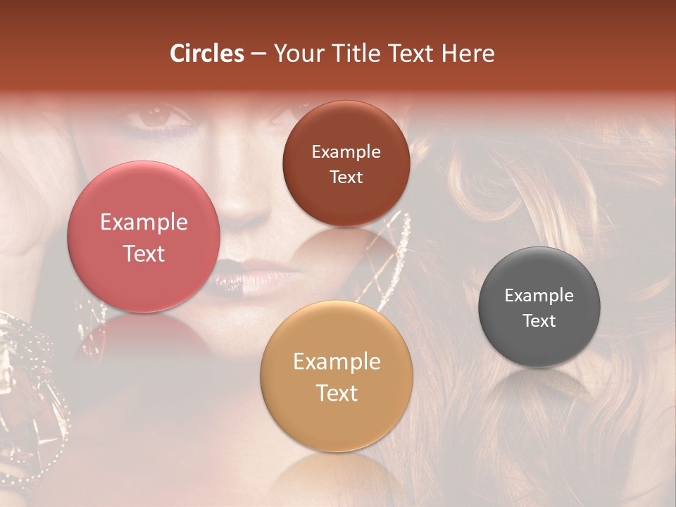 Shine Hair Attractive PowerPoint Template