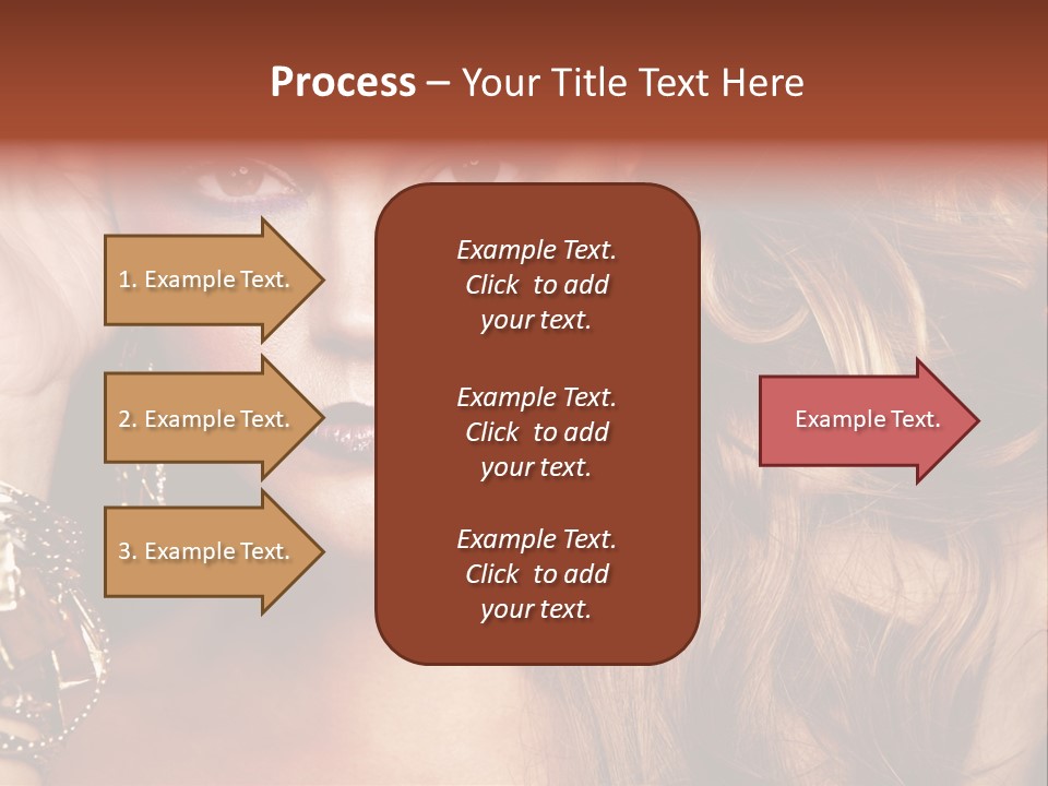 Shine Hair Attractive PowerPoint Template