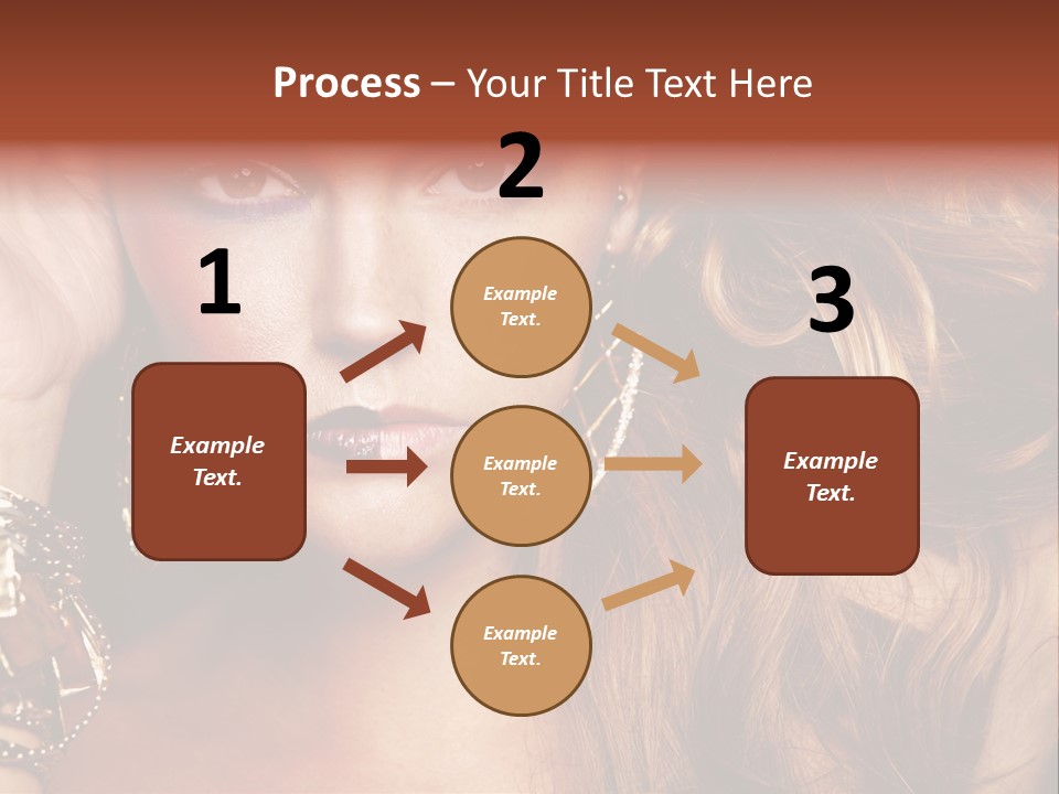 Shine Hair Attractive PowerPoint Template