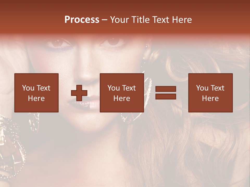 Shine Hair Attractive PowerPoint Template