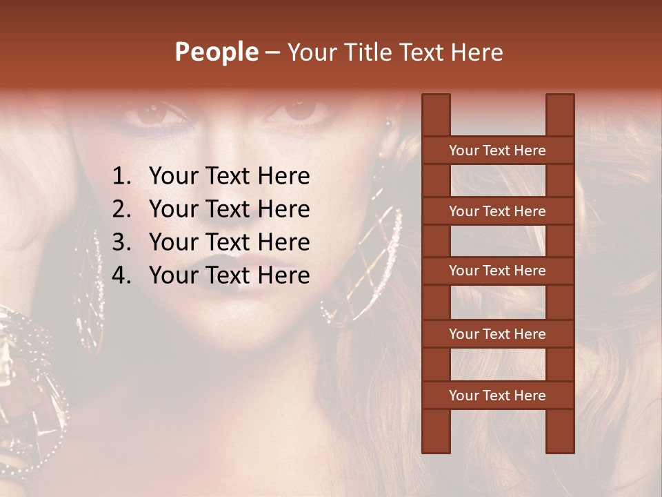 Shine Hair Attractive PowerPoint Template