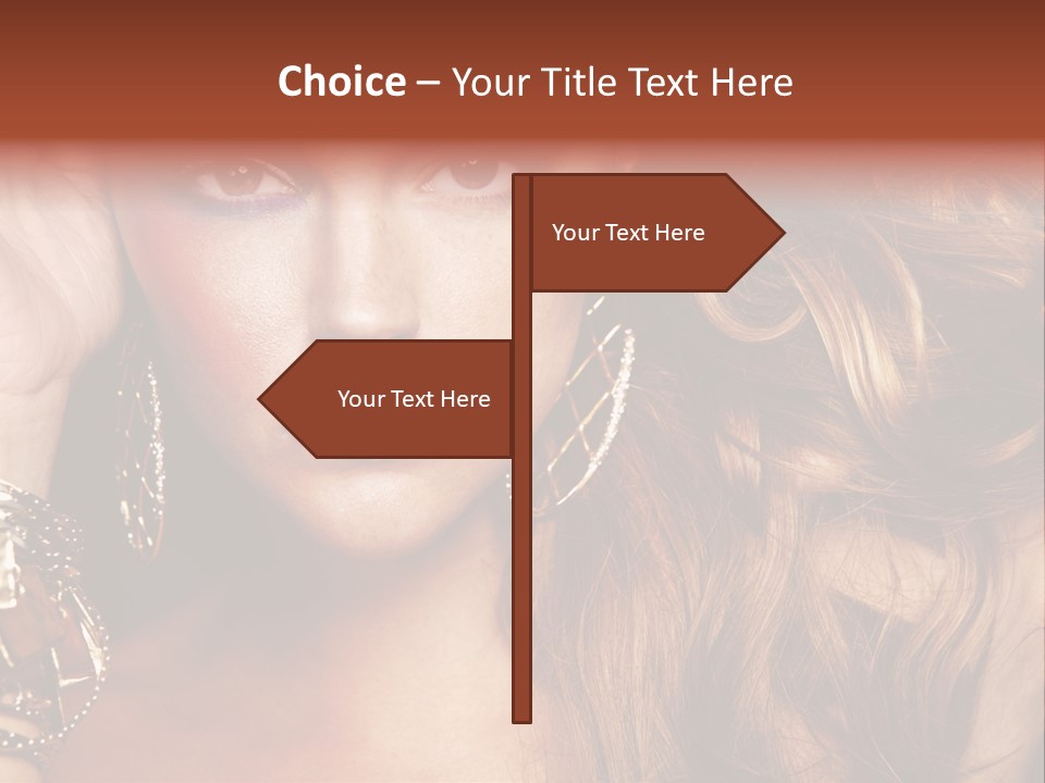 Shine Hair Attractive PowerPoint Template