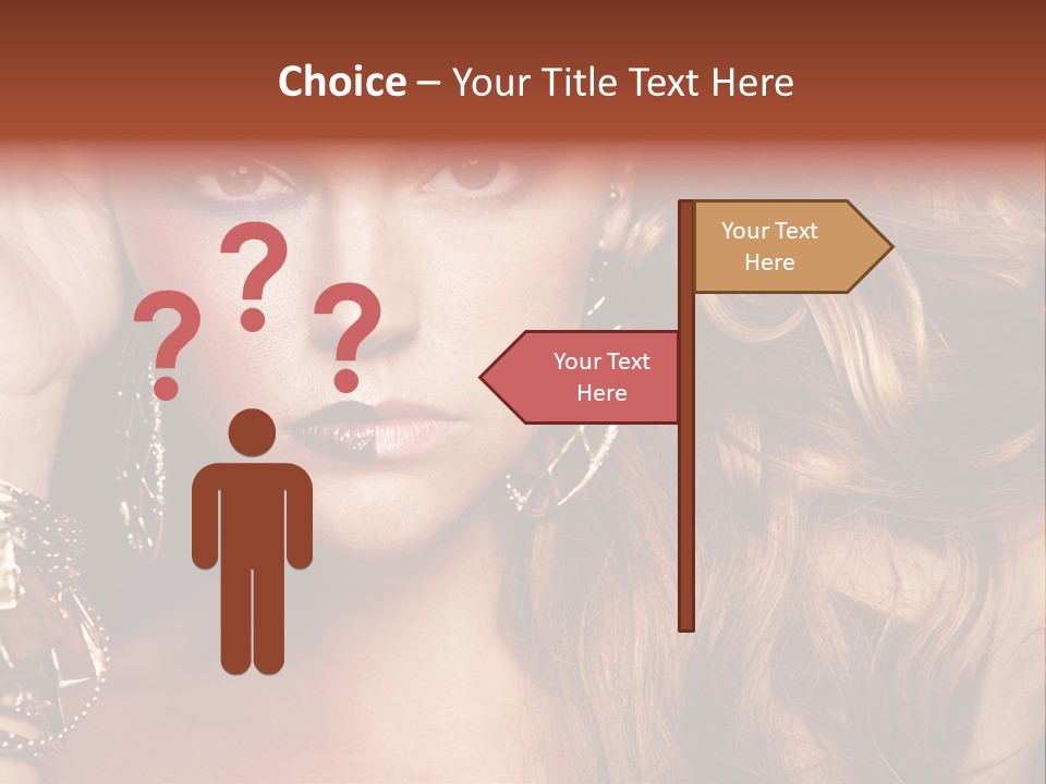 Shine Hair Attractive PowerPoint Template