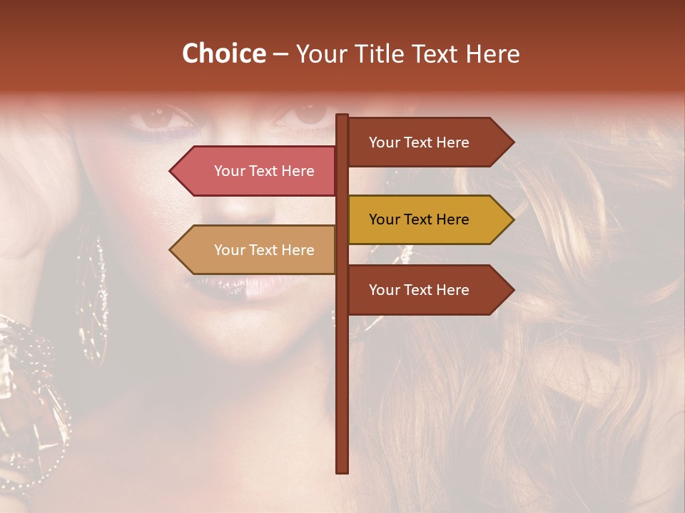 Shine Hair Attractive PowerPoint Template