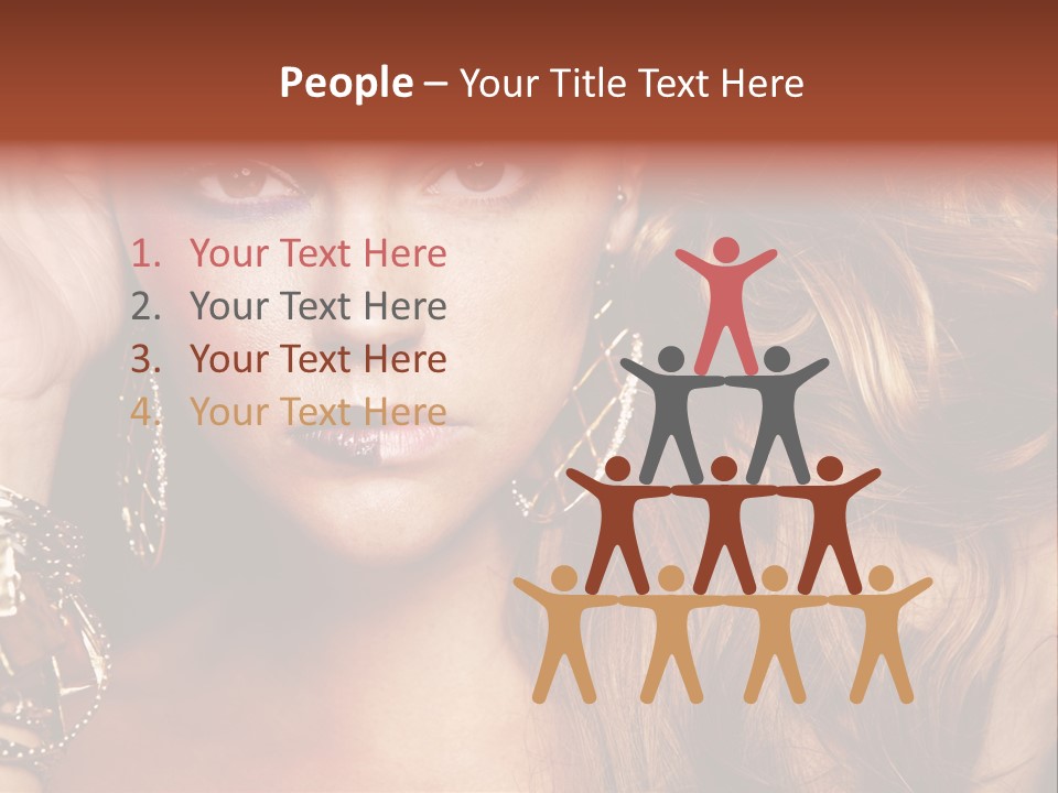 Shine Hair Attractive PowerPoint Template