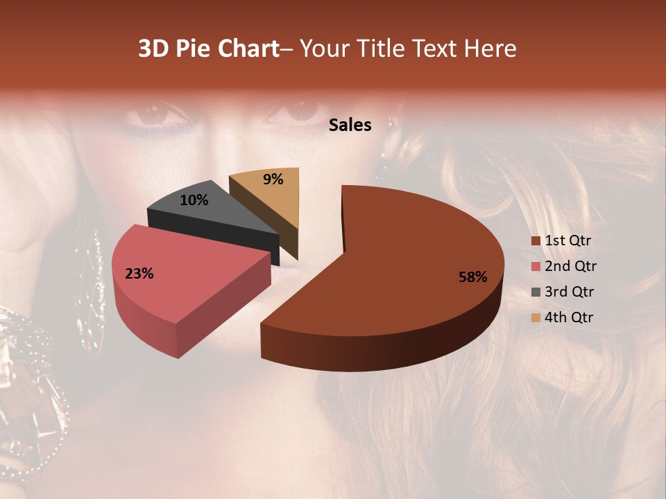 Shine Hair Attractive PowerPoint Template