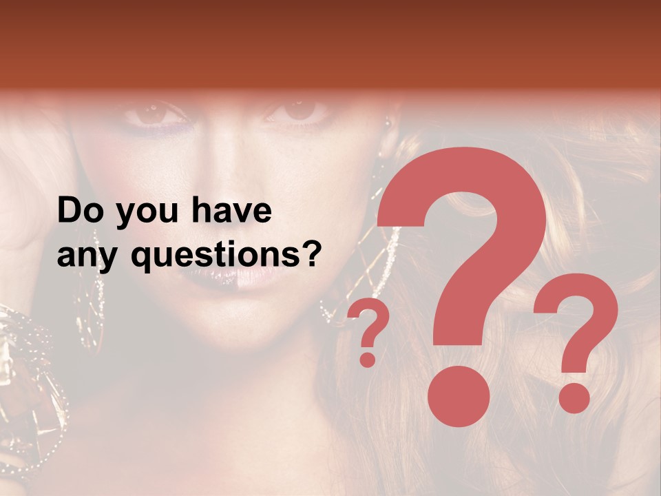 Shine Hair Attractive PowerPoint Template