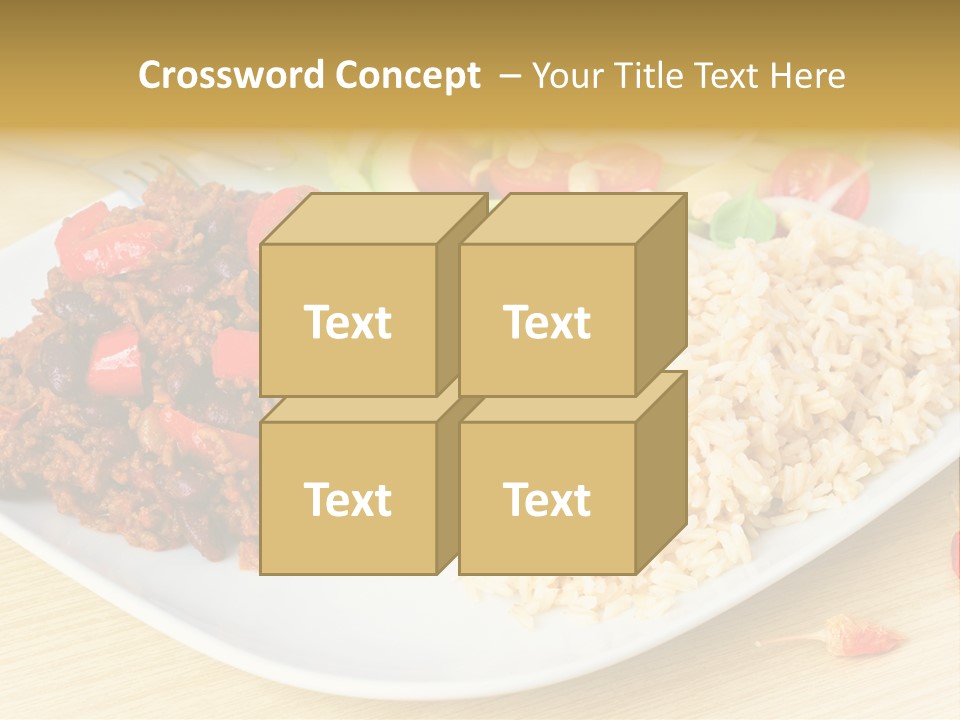 Bean Eat Chilli PowerPoint Template