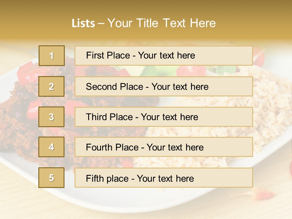 Bean Eat Chilli PowerPoint Template