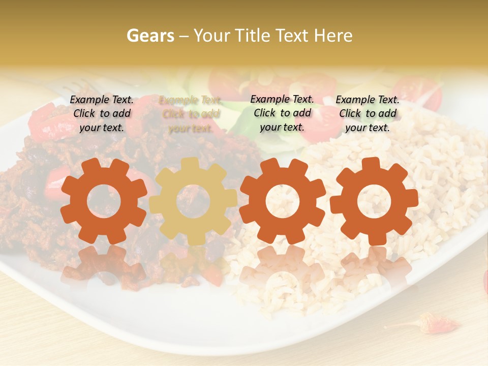 Bean Eat Chilli PowerPoint Template
