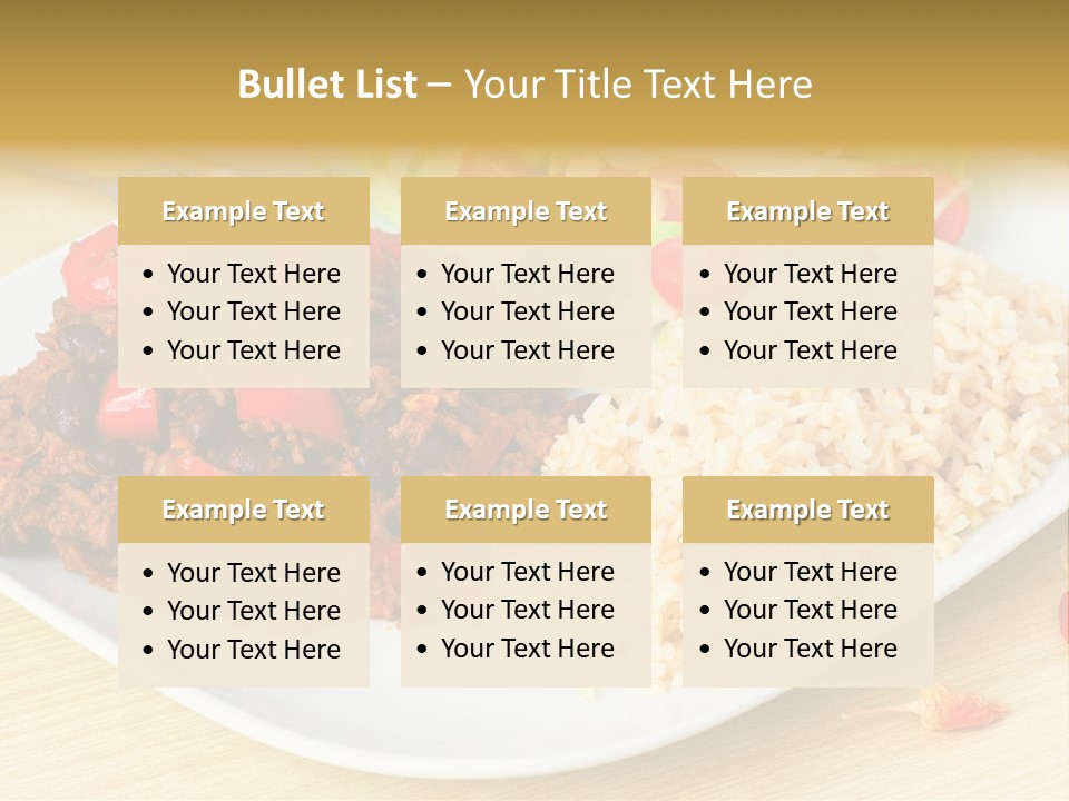 Bean Eat Chilli PowerPoint Template