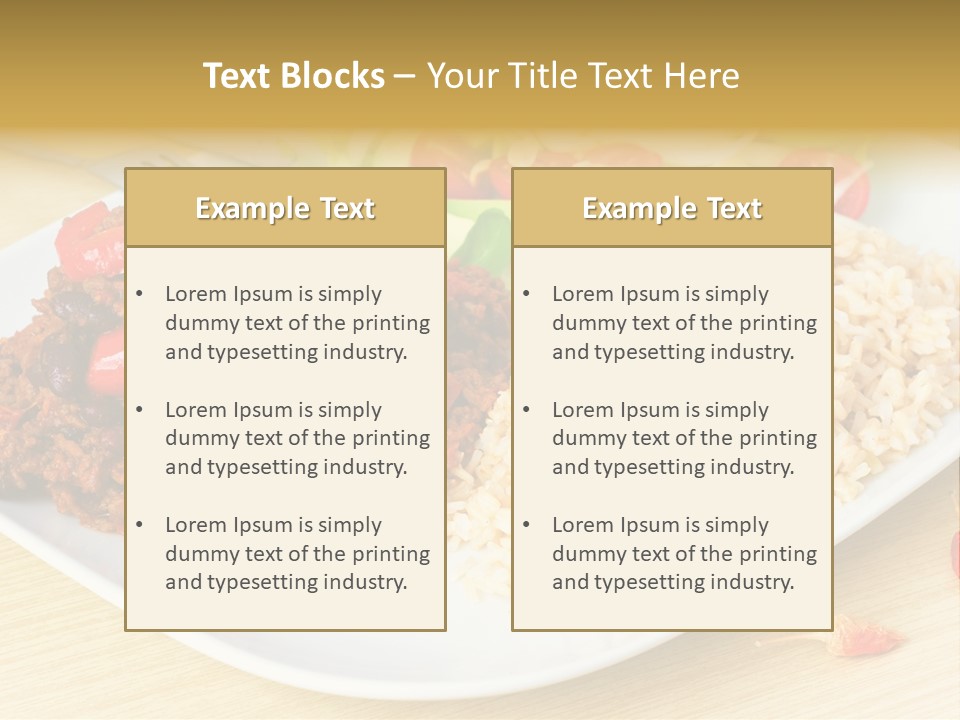 Bean Eat Chilli PowerPoint Template