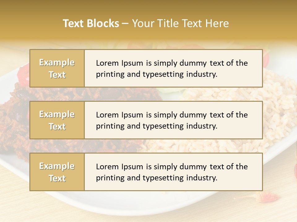 Bean Eat Chilli PowerPoint Template
