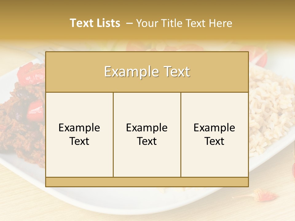 Bean Eat Chilli PowerPoint Template