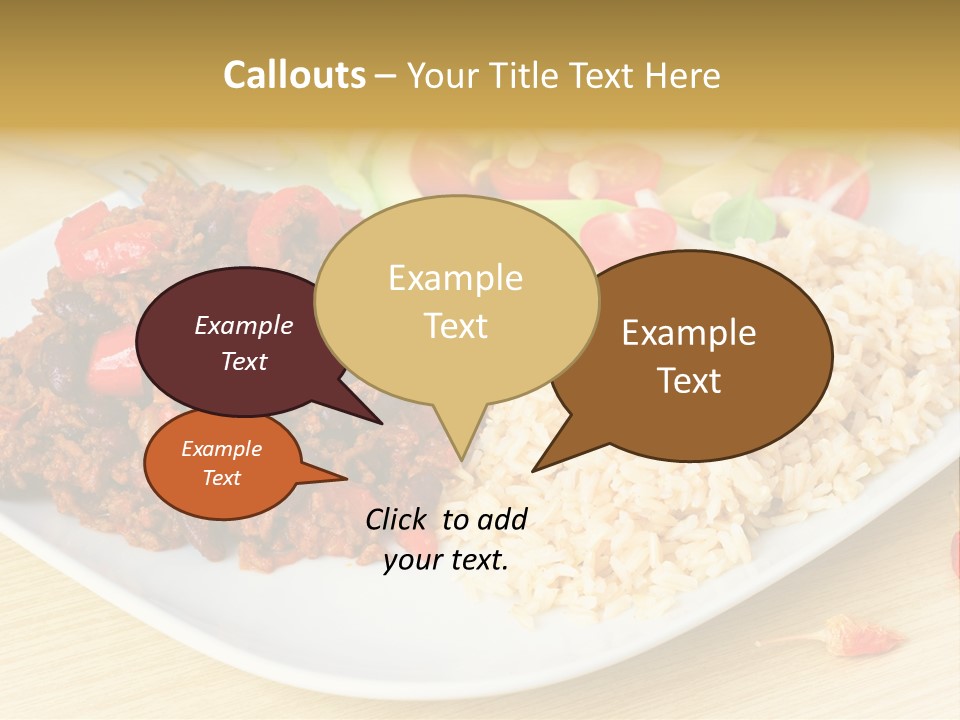 Bean Eat Chilli PowerPoint Template