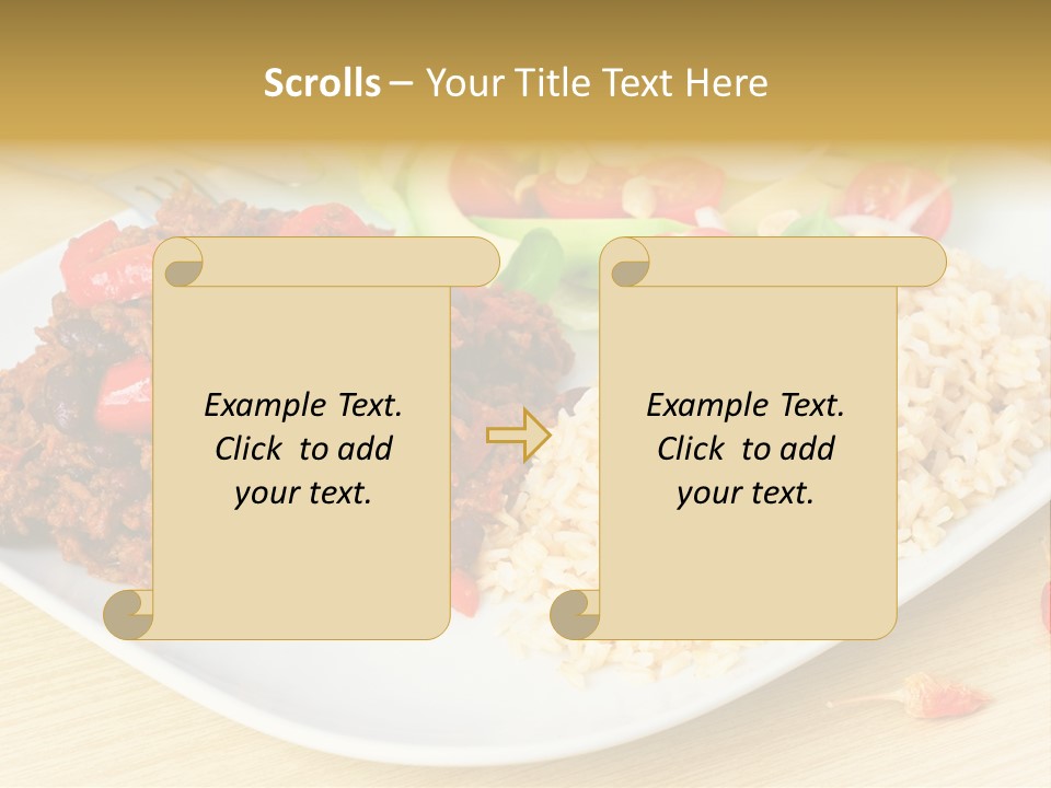 Bean Eat Chilli PowerPoint Template